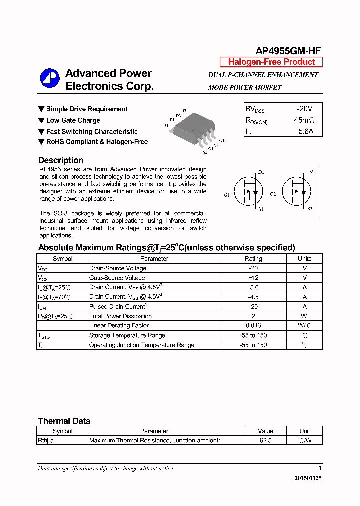 AP4955GM-HF-16_8673745.PDF Datasheet