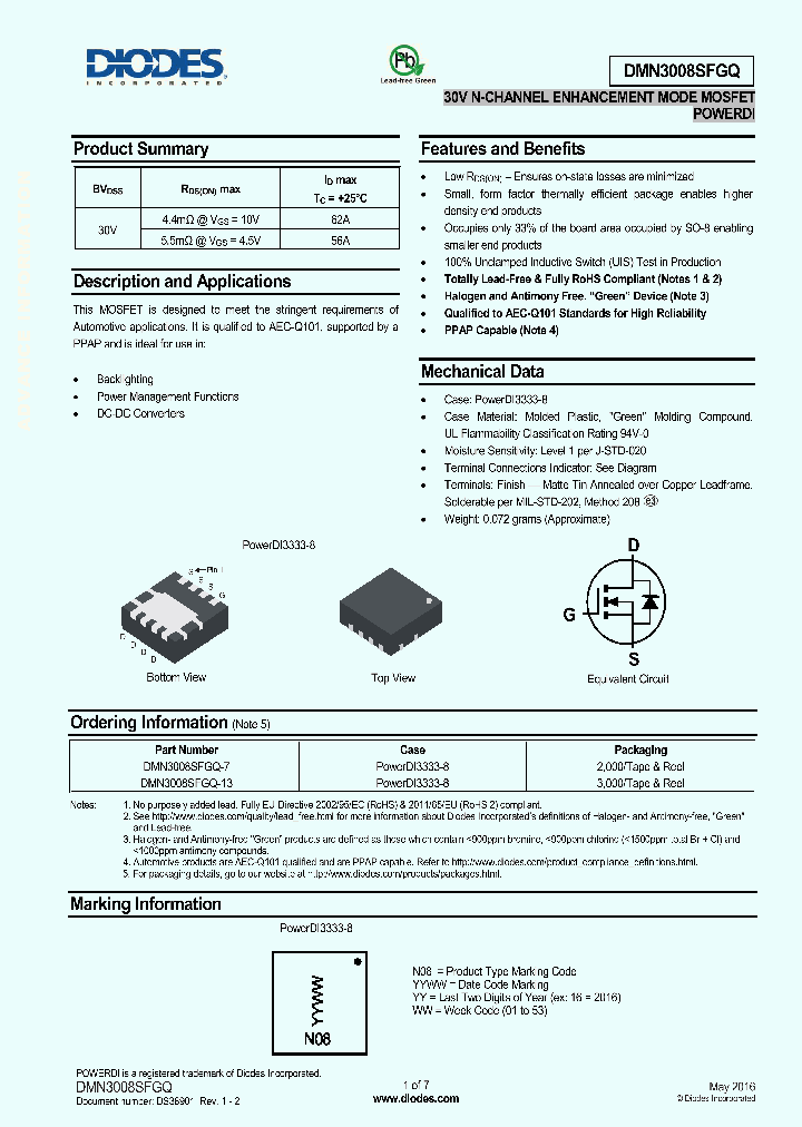 DMN3008SFGQ-13_8673753.PDF Datasheet