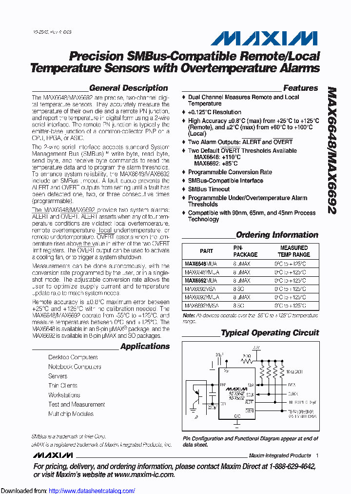 MAX6692YMUA_8673815.PDF Datasheet