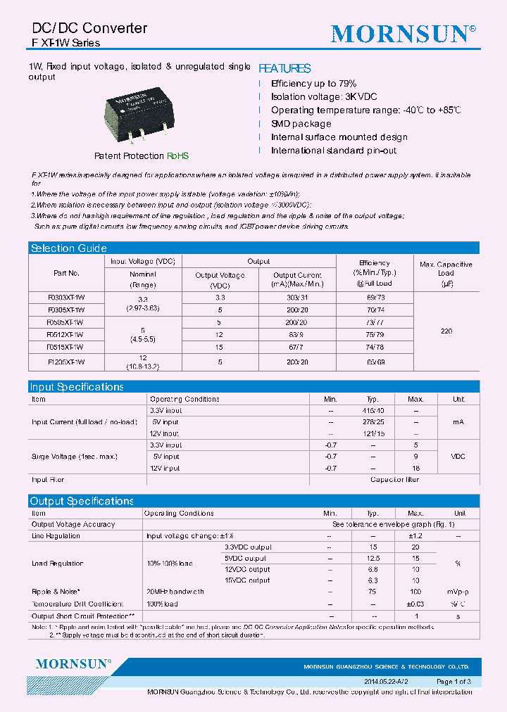 F0505XT-1W_8674066.PDF Datasheet