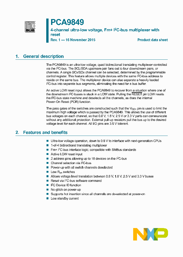 PCA9849BS_8674227.PDF Datasheet