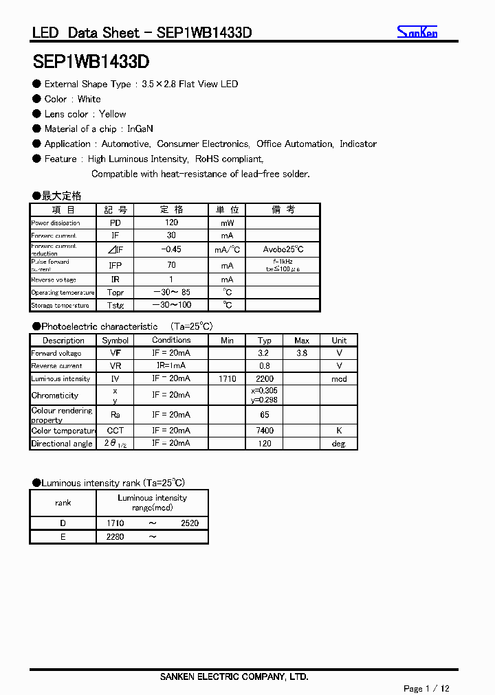SEP1WB1433D_8675170.PDF Datasheet