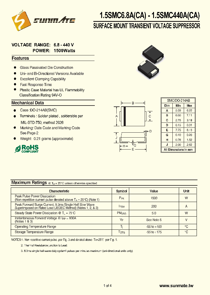 15SMC110_8675474.PDF Datasheet