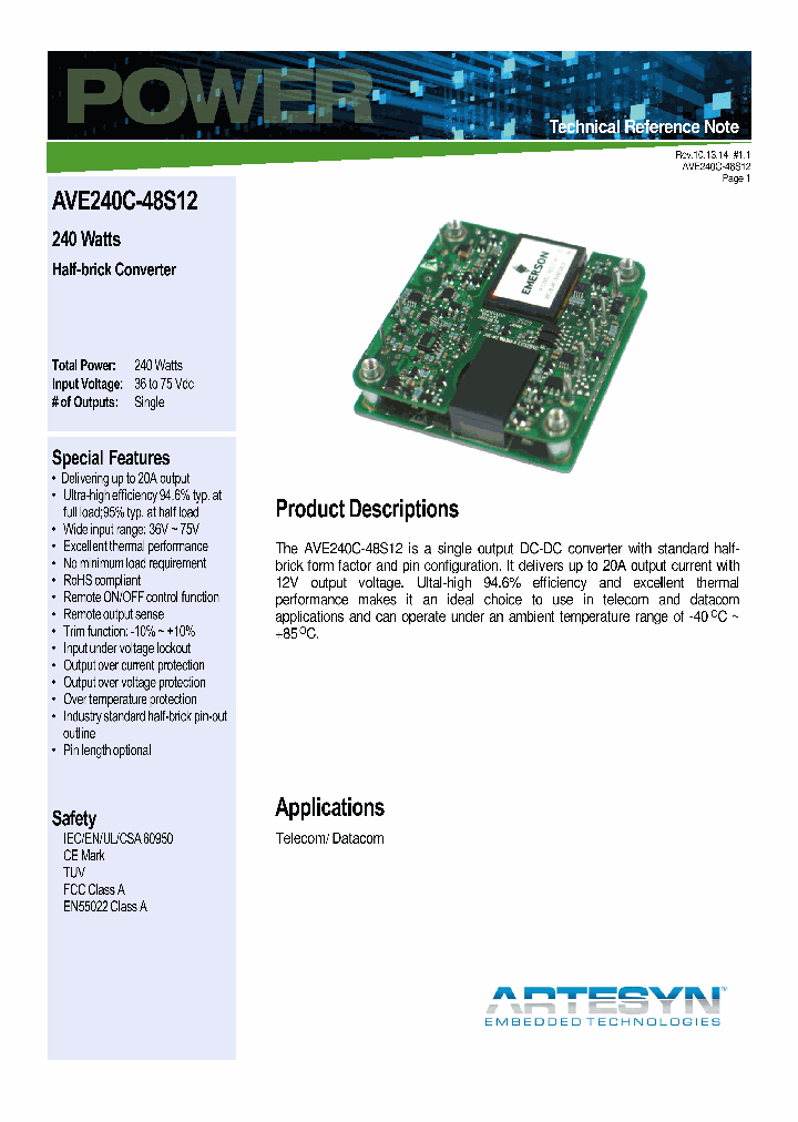 AVE240C-48S12-14Y_8676121.PDF Datasheet