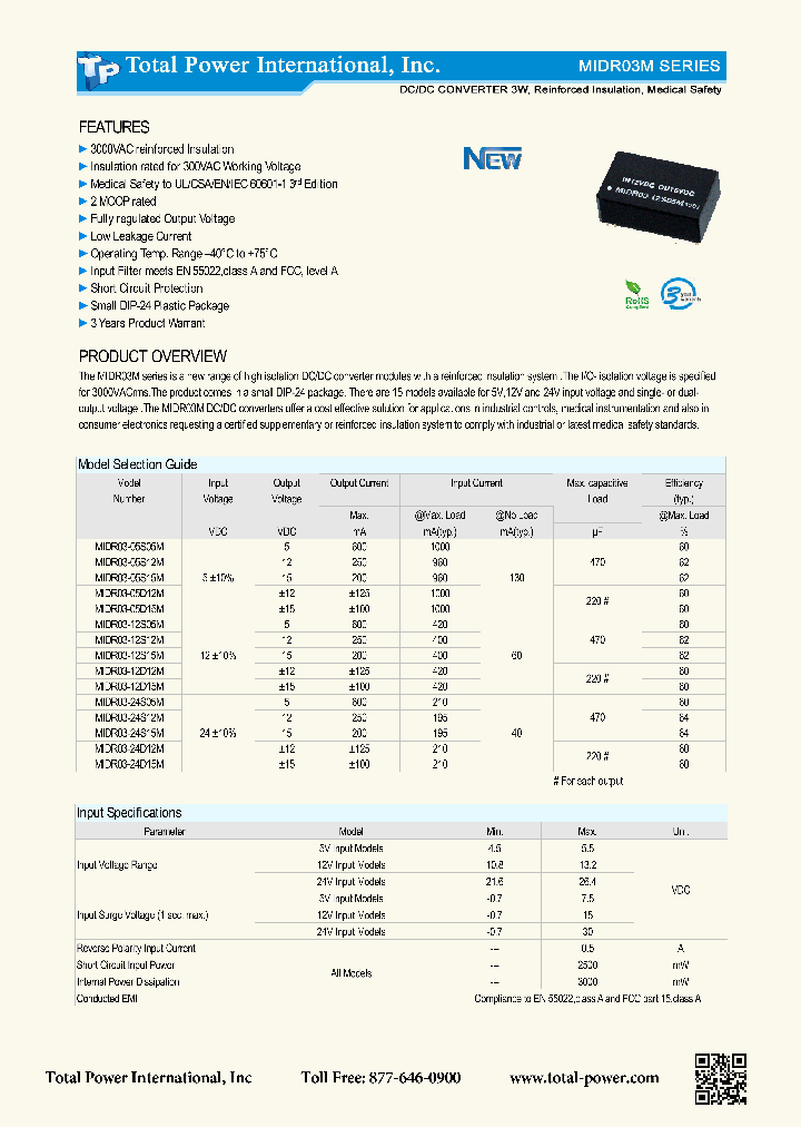 MIDR03-12S15M_8677182.PDF Datasheet