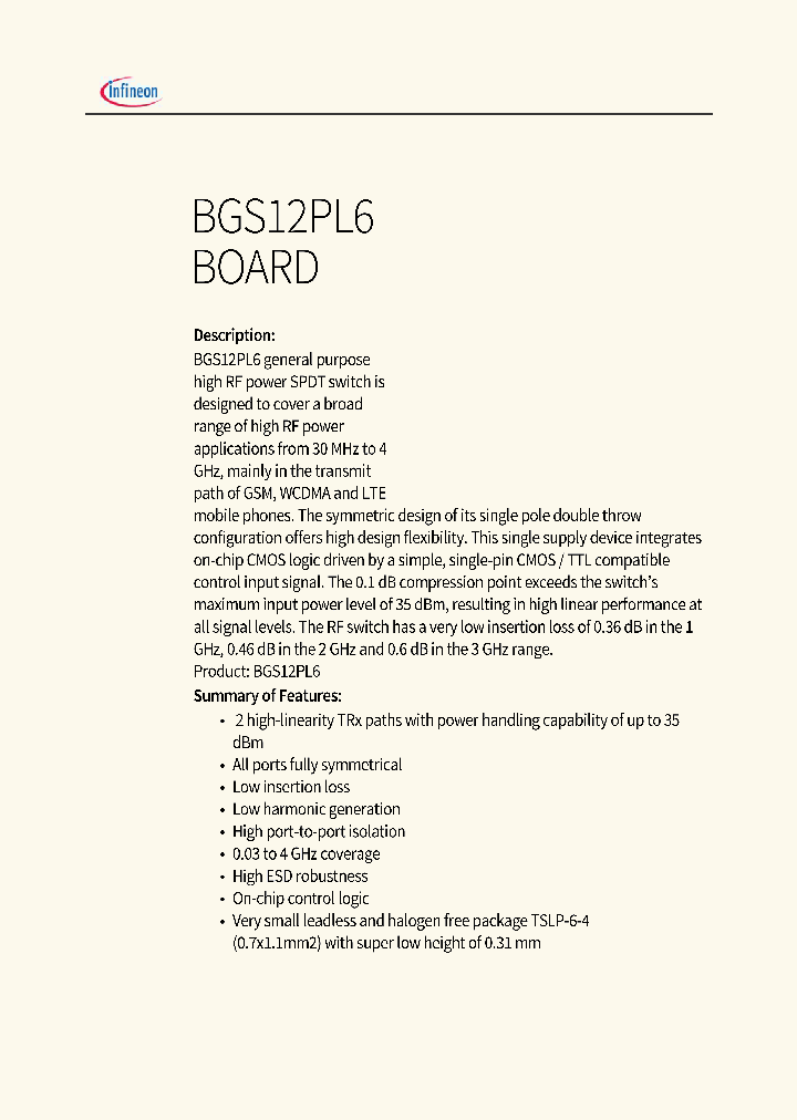 BGS12PL6BOARD_8678923.PDF Datasheet