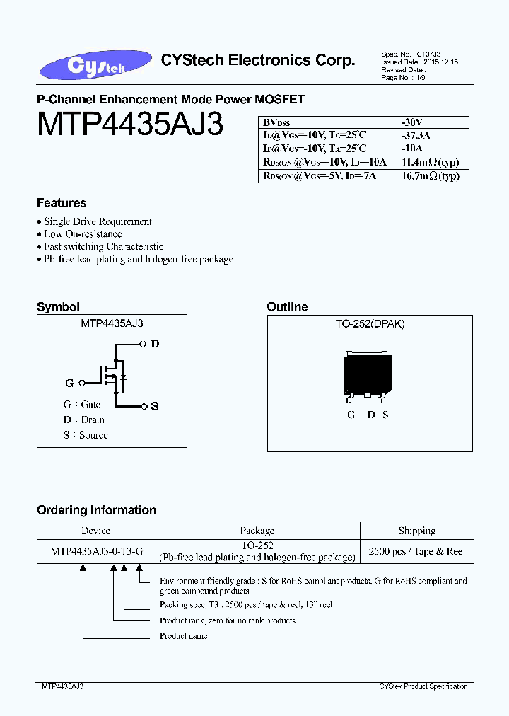 MTP4435AJ3_8681738.PDF Datasheet