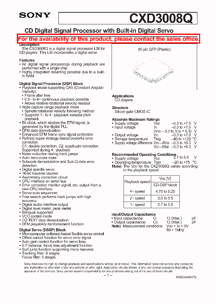 CXD3008Q_8682336.PDF Datasheet