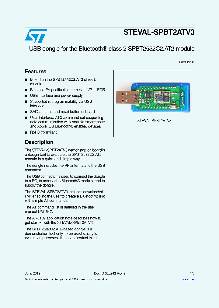 STEVAL-SPBT2ATV3_8684588.PDF Datasheet