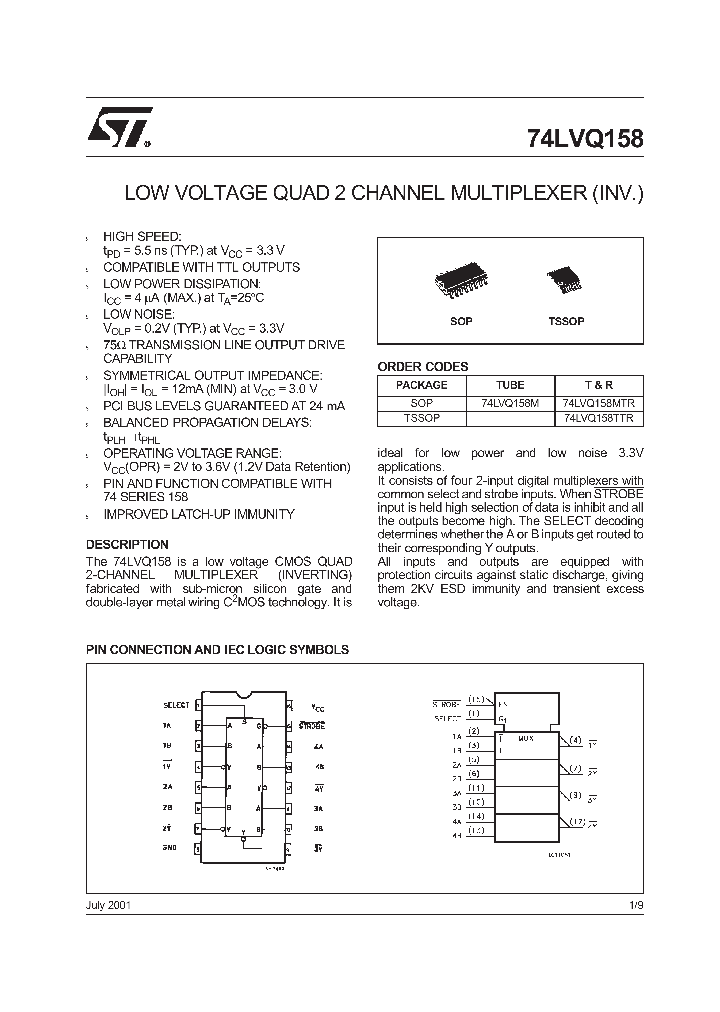 74LVQ158MTR_8686124.PDF Datasheet