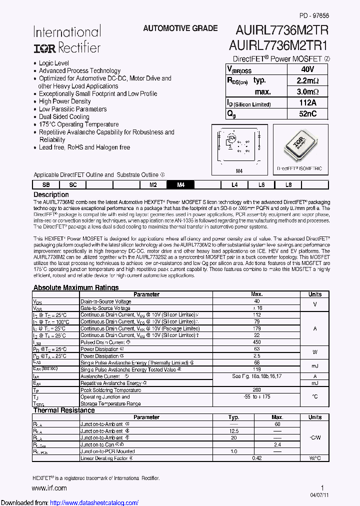 AUIRL7736M2TR_8686563.PDF Datasheet