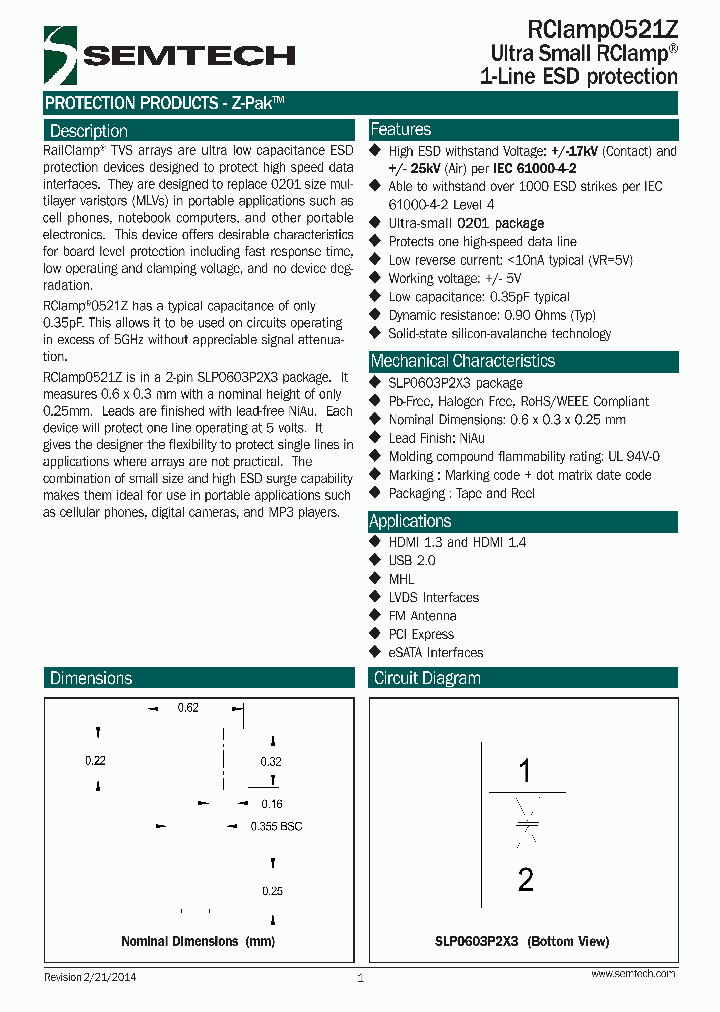 RCLAMP0521ZTNT_8686941.PDF Datasheet