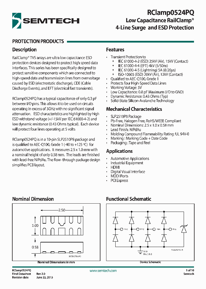 RCLAMP0524PQTCT_8686943.PDF Datasheet