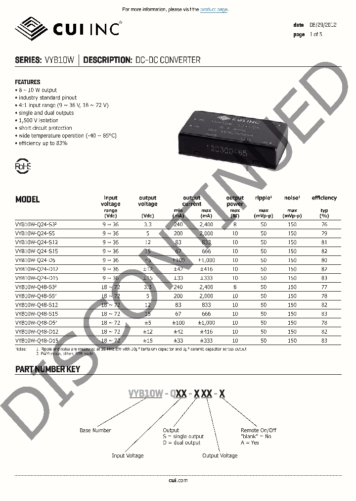 VYB10W-Q24-D12_8693334.PDF Datasheet