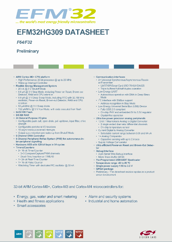 EFM32HG309F32G-A-QFN24_8694523.PDF Datasheet