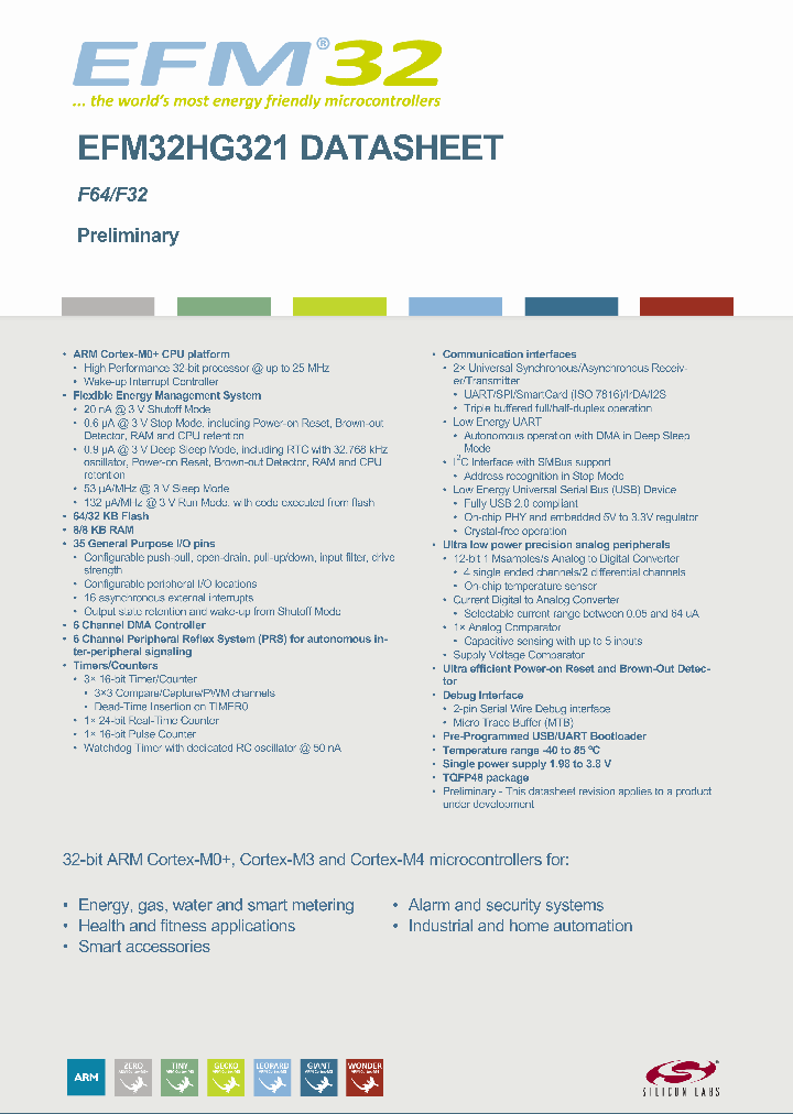 EFM32HG321_8694528.PDF Datasheet