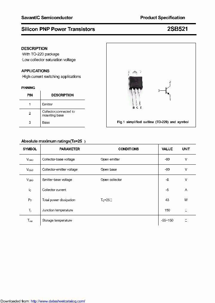 2SB521_8696357.PDF Datasheet