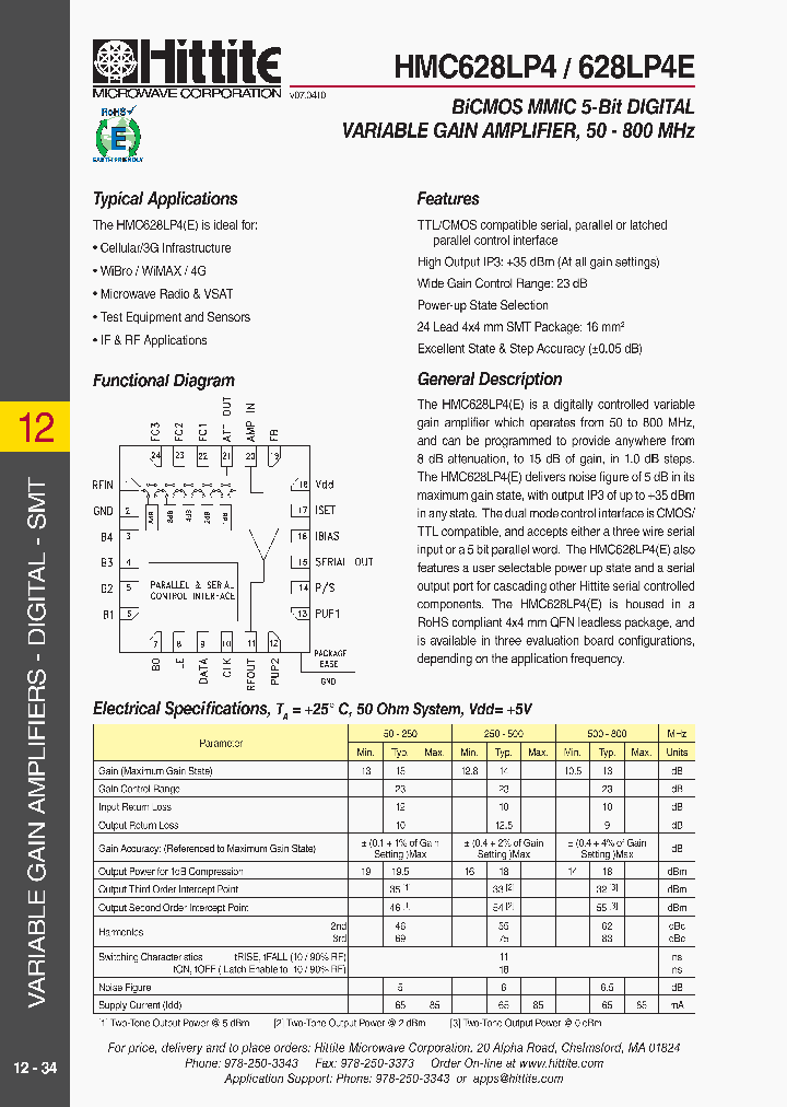 HMC628LP4E_8696361.PDF Datasheet