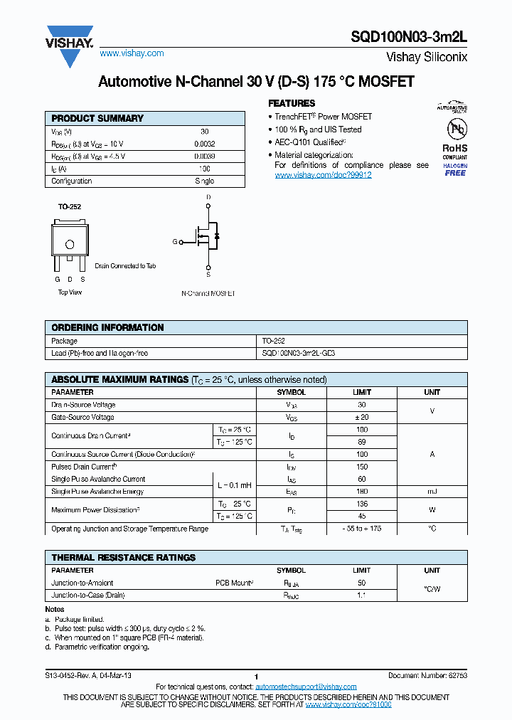 SQD100N03-3M2L-15_8697858.PDF Datasheet