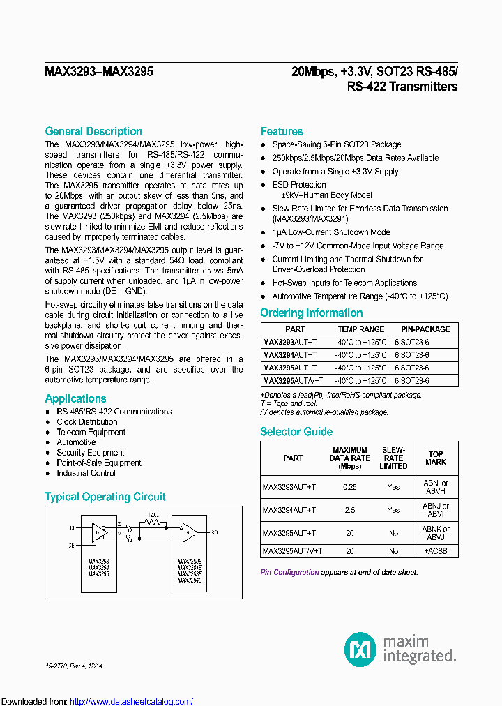 MAX3294AUTCGD_8698172.PDF Datasheet