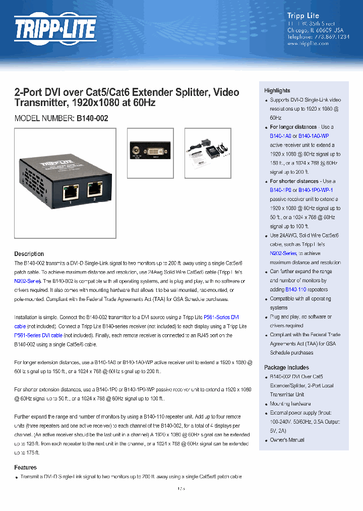 B140002_8700158.PDF Datasheet