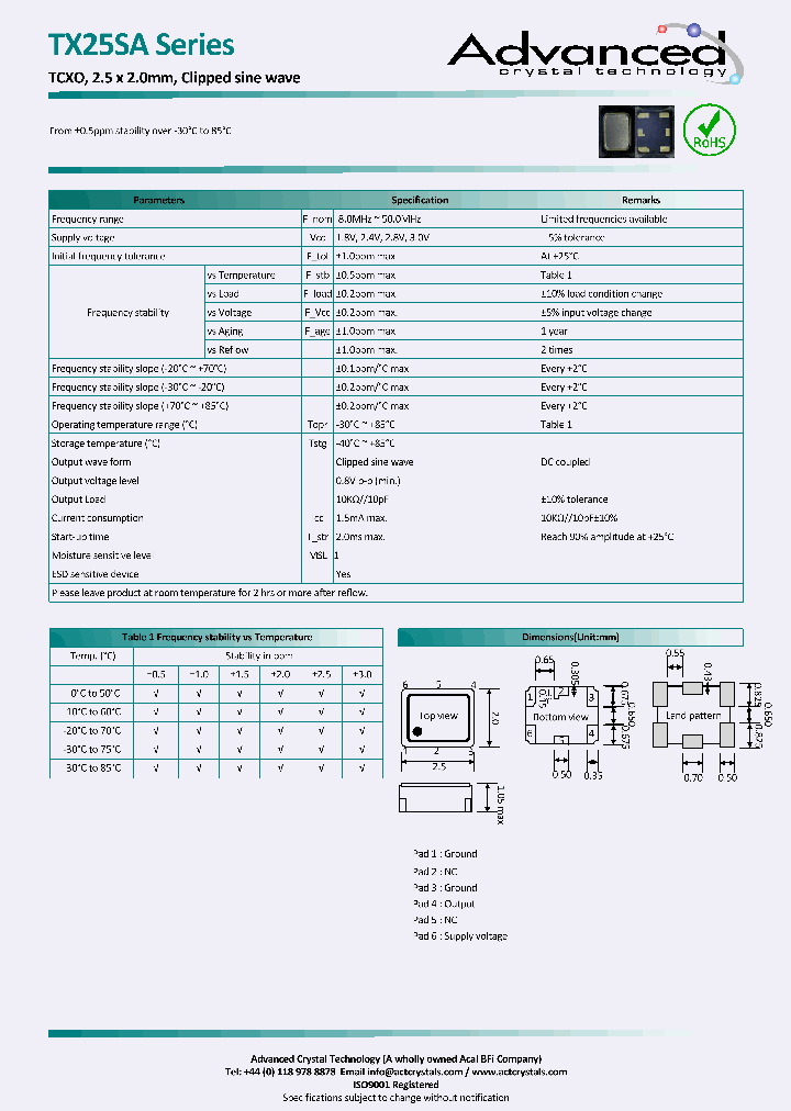 TX25SA2600NHDBXZL-PF_8700946.PDF Datasheet