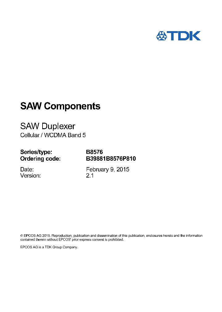 B39881B8576P810_8701163.PDF Datasheet