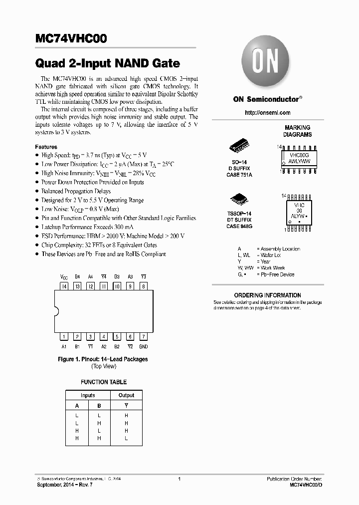 MC74VHC00DR2G_8701437.PDF Datasheet