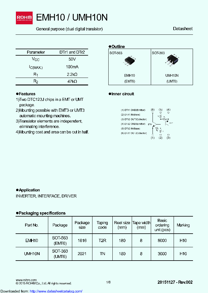 EMH10T2R_8703106.PDF Datasheet