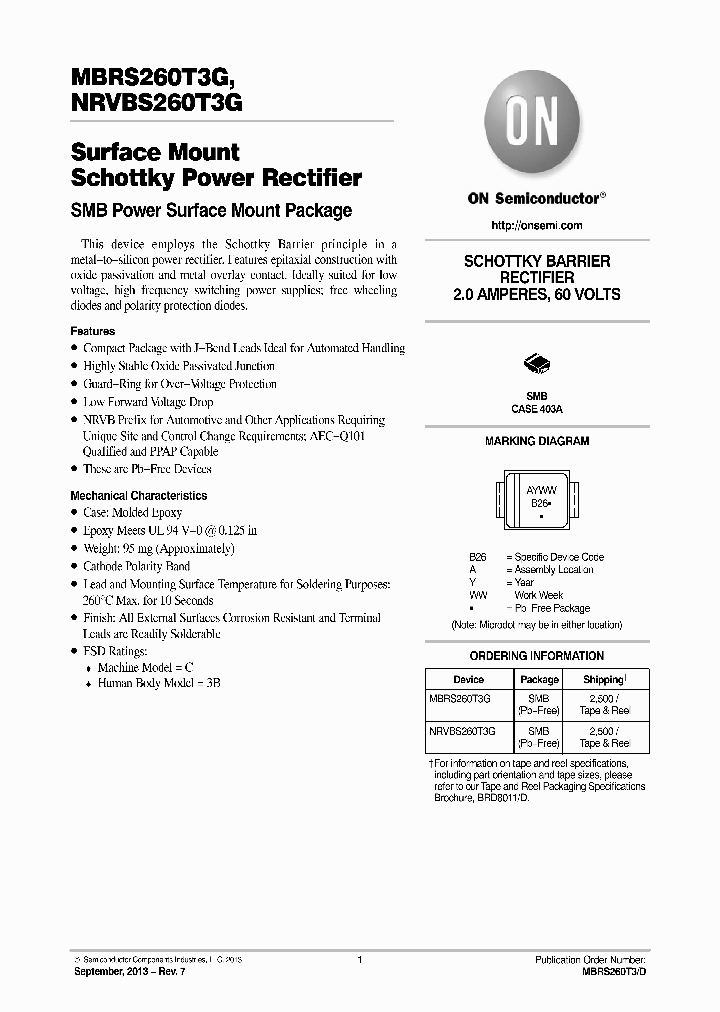 MBRS260T3G_8703099.PDF Datasheet