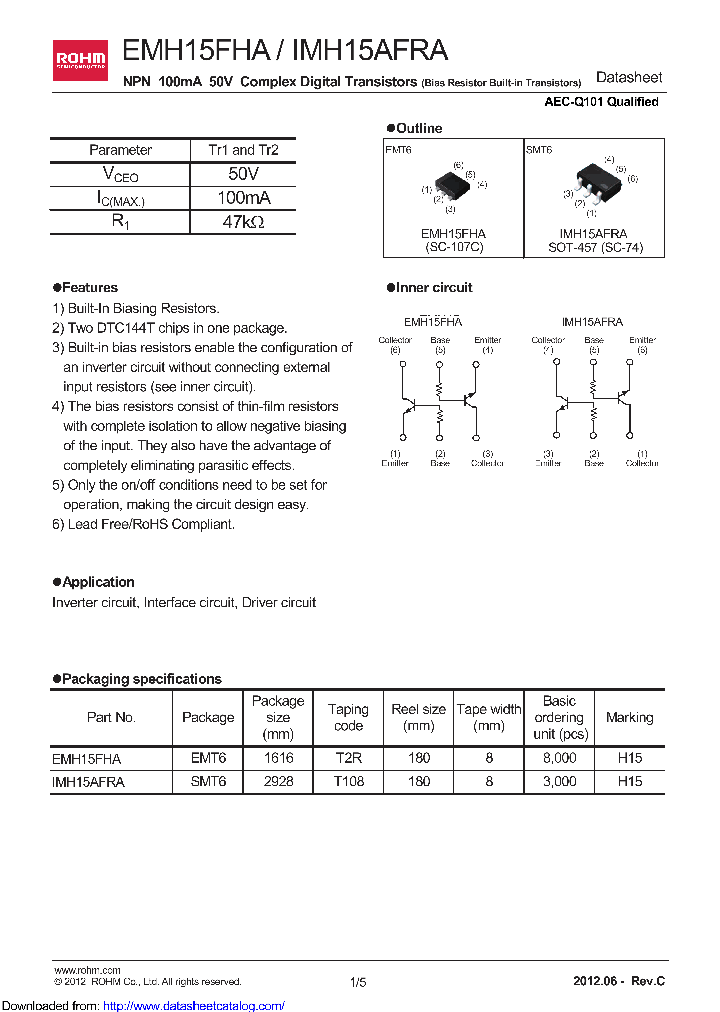 EMH15FHAT2R_8703112.PDF Datasheet
