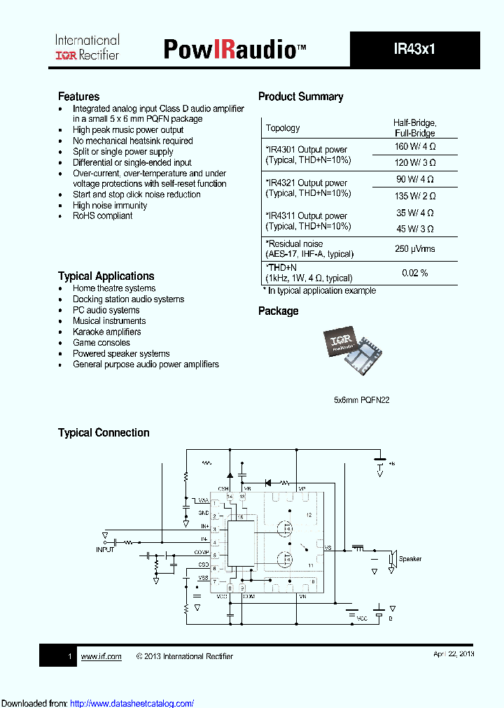 IR4301MTRPBF_8703372.PDF Datasheet