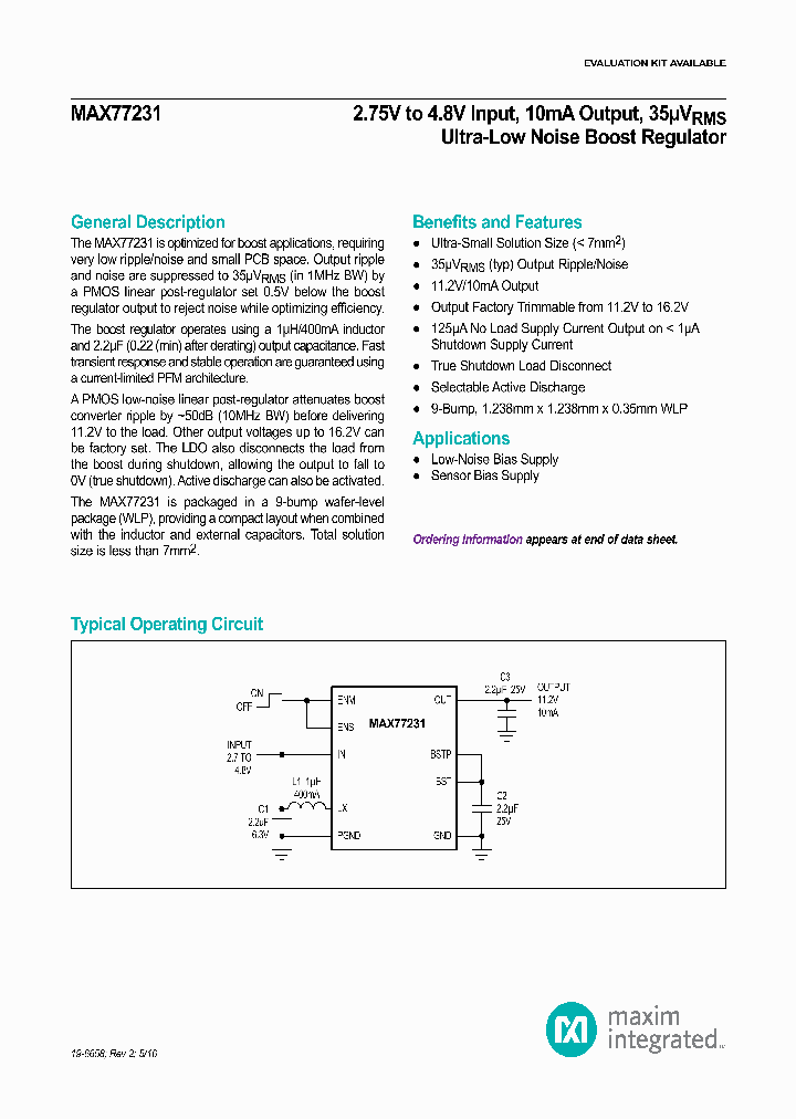 MAX77231_8704183.PDF Datasheet