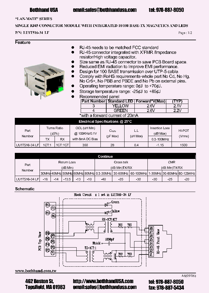 LU1T516-34-LF_8705175.PDF Datasheet