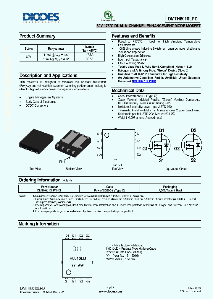 DMTH6010LPD_8705959.PDF Datasheet