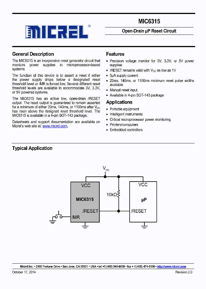 MIC6315-26D2UY_8705879.PDF Datasheet