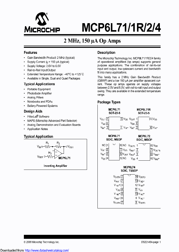 MCP6L71_8706729.PDF Datasheet