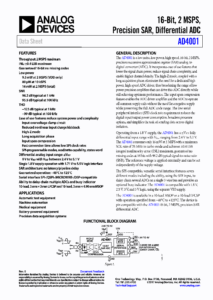 AD4001BCPZ-RL7_8711500.PDF Datasheet