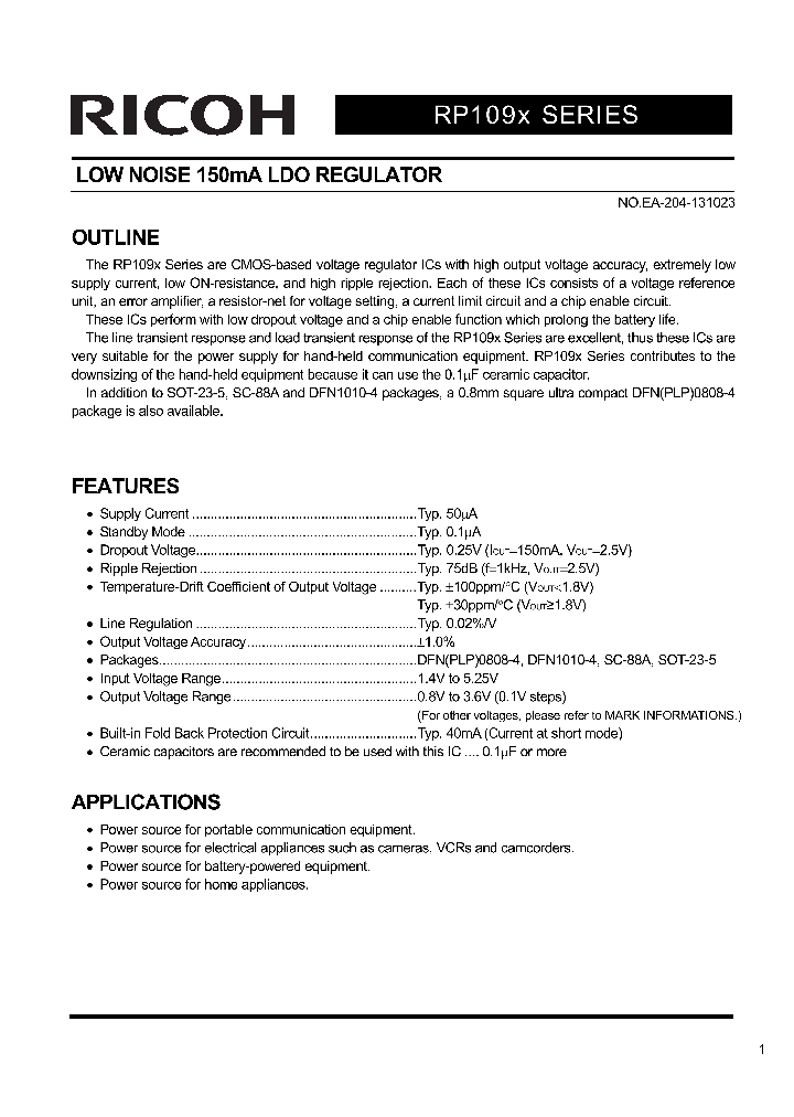 RP109L251D-TR_8711652.PDF Datasheet