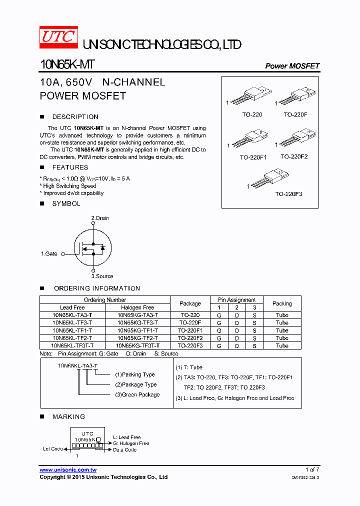 10N65K-MT_8712797.PDF Datasheet