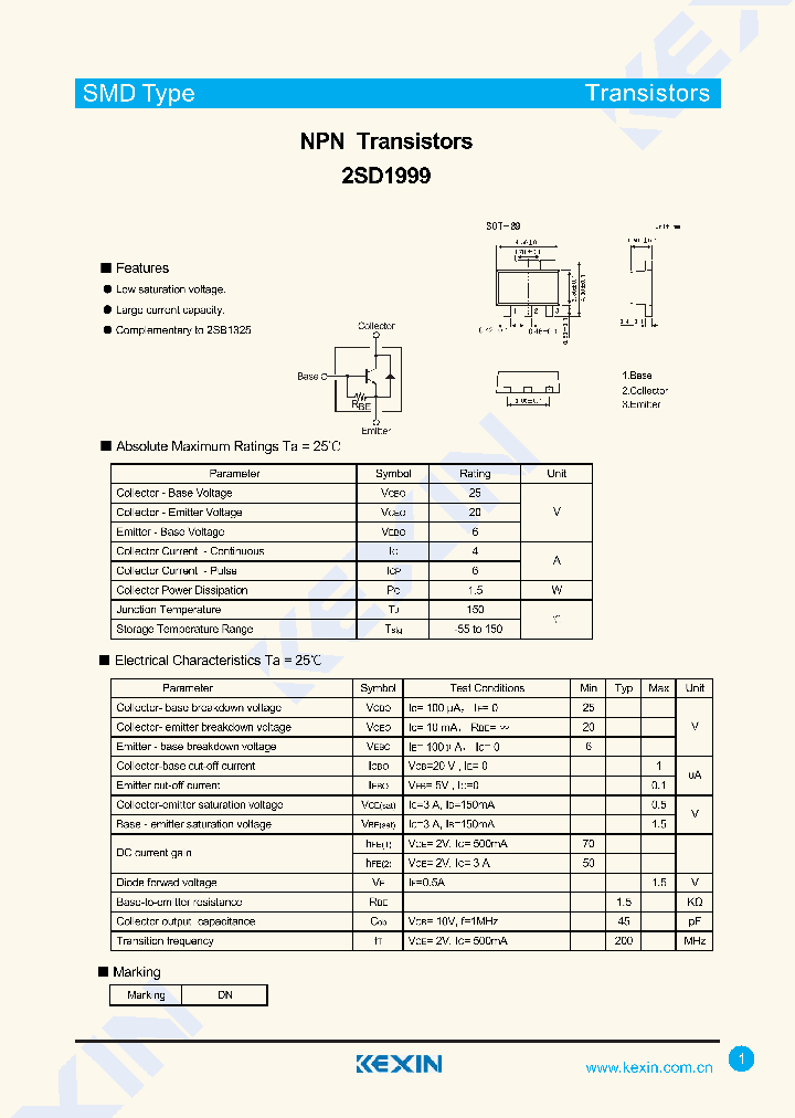 2SD1999-15_8715025.PDF Datasheet