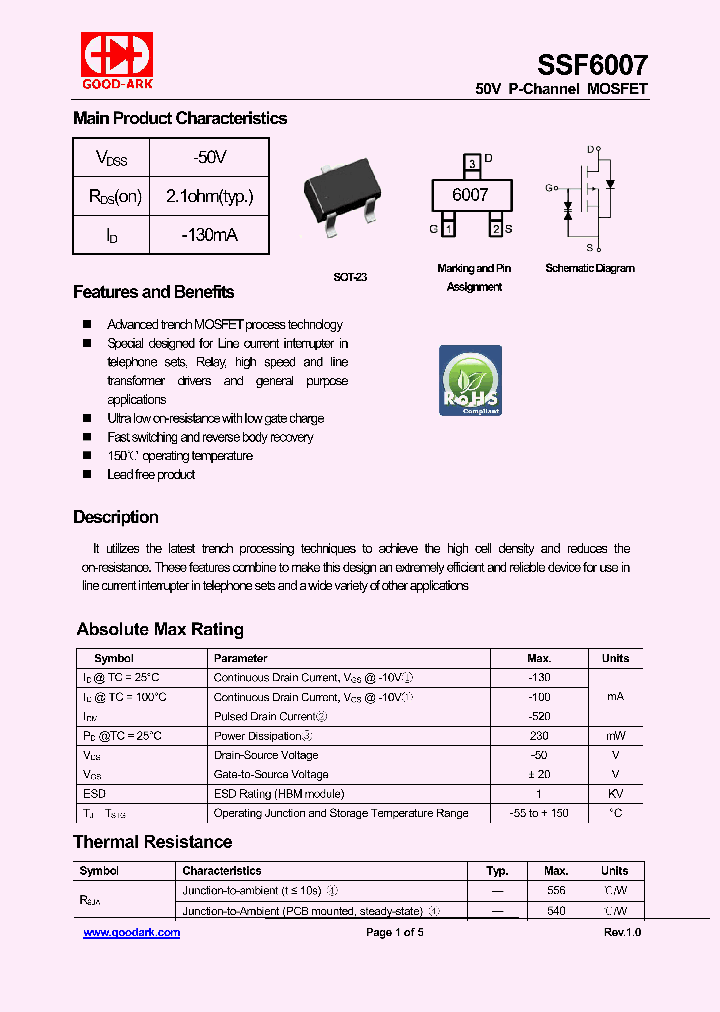 SSF6007-15_8716305.PDF Datasheet