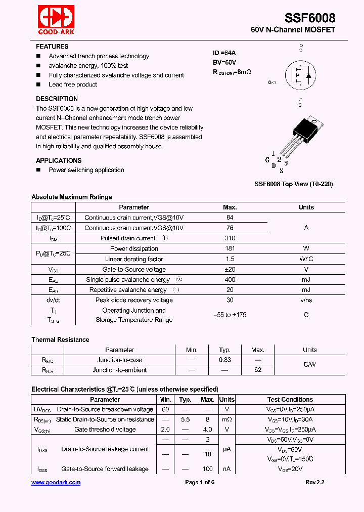 SSF6008_8716306.PDF Datasheet