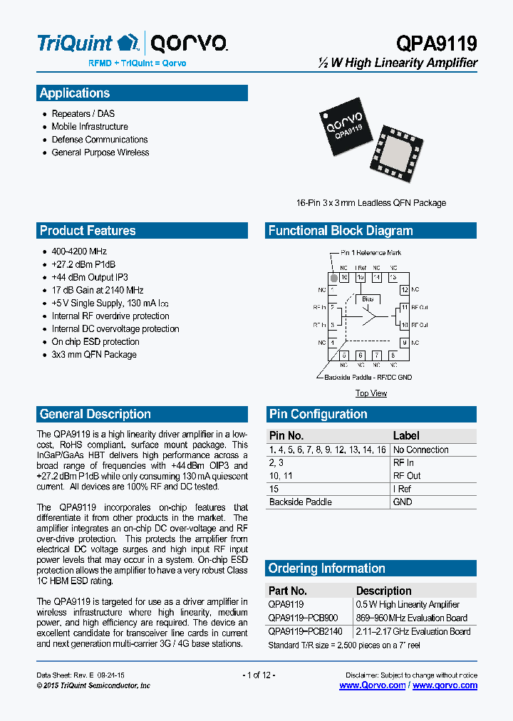 QPA9119_8716903.PDF Datasheet