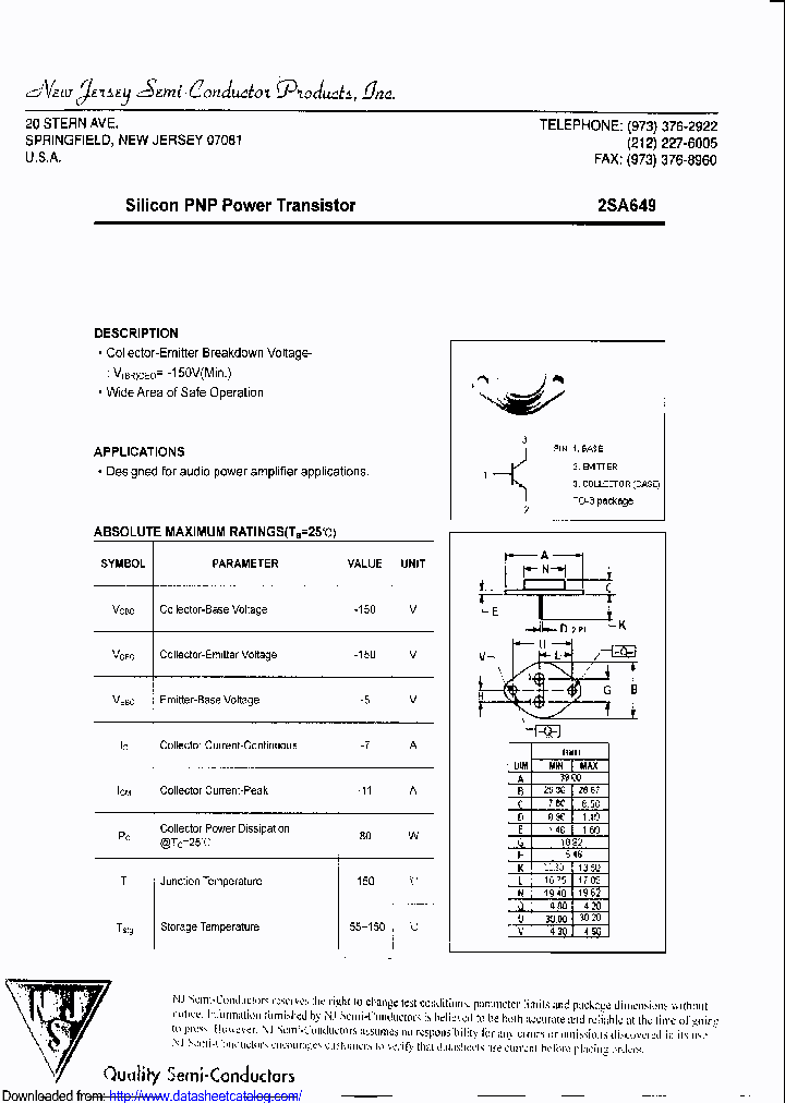 2SA649_8718055.PDF Datasheet