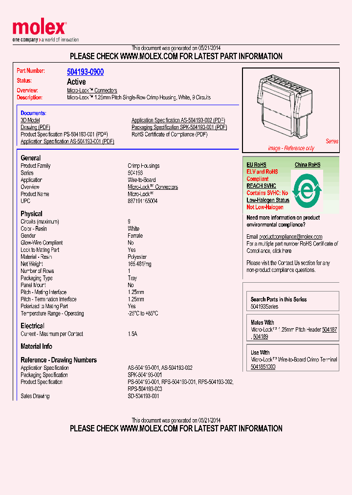 504193-0900_8718207.PDF Datasheet