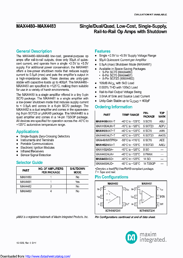 MAX4481MXTPR3_8717855.PDF Datasheet