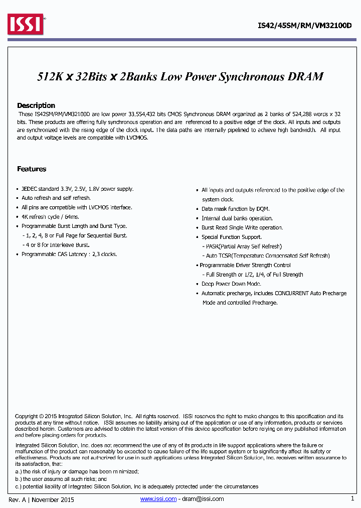 IS45SM32100D-6BLA1_8719227.PDF Datasheet
