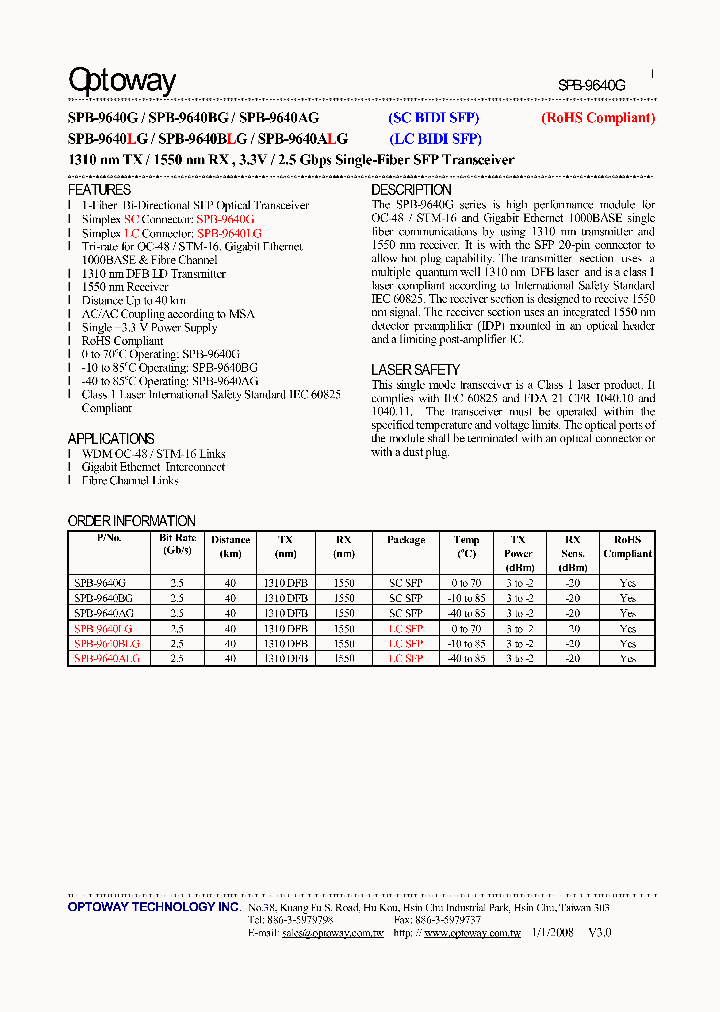 SPB-9640AG_8719488.PDF Datasheet