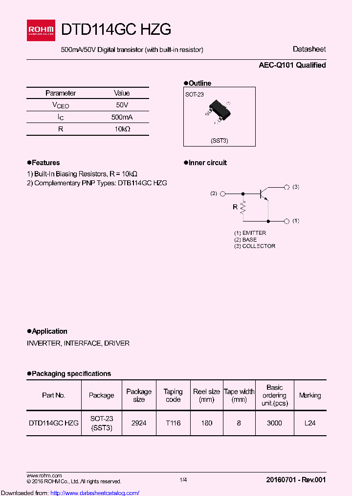 DTD114GCHZG_8720298.PDF Datasheet